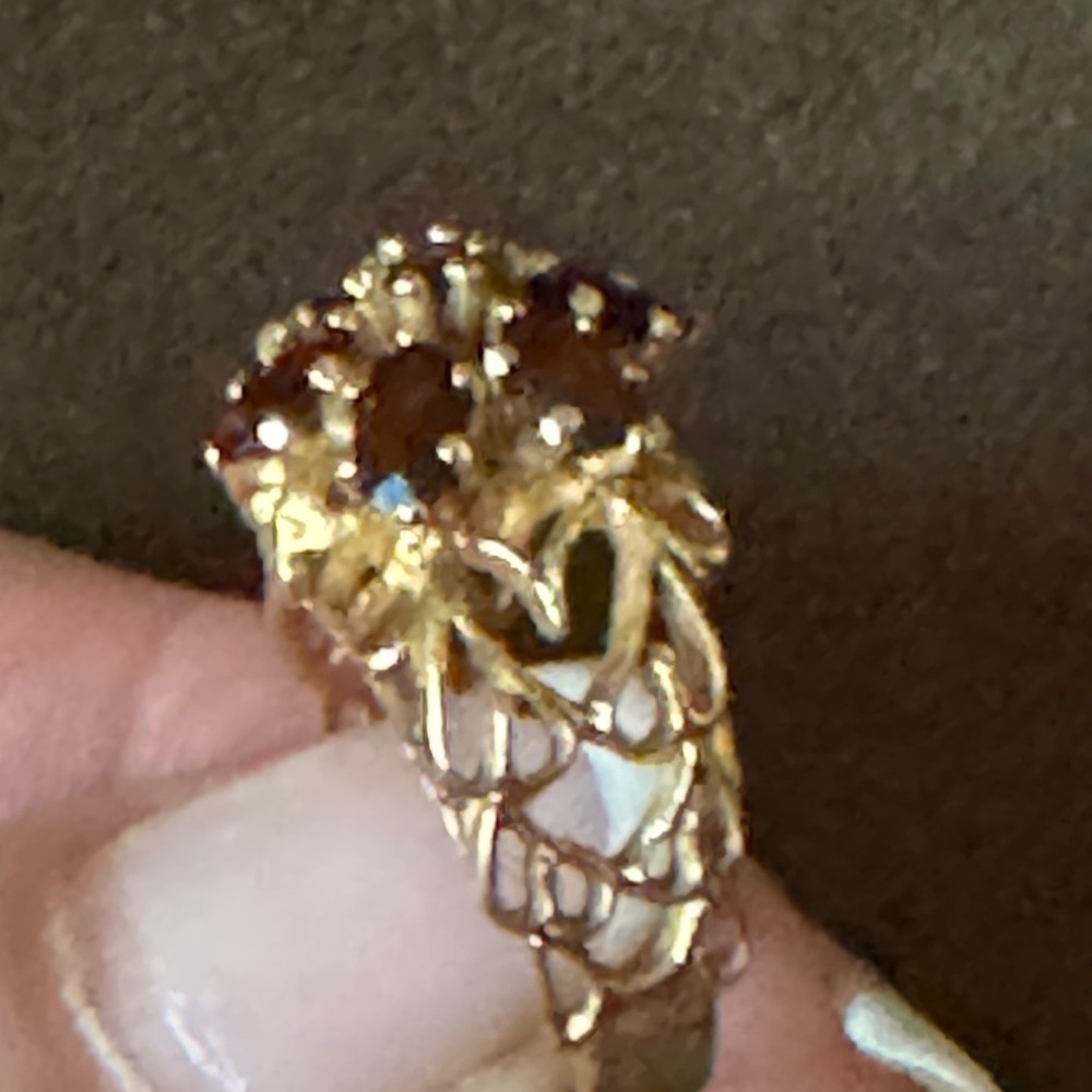 Antique 14K Gold Ruby Ring